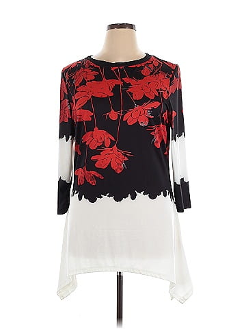 Lily by Firmiana 3/4 Sleeve Blouse (view 1)