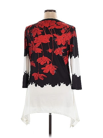 Lily by Firmiana 3/4 Sleeve Blouse (view 2)