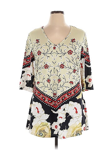 Lily by Firmiana 3/4 Sleeve Blouse (view 1)