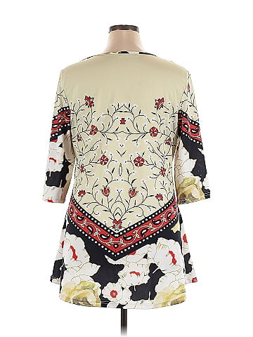 Lily by Firmiana 3/4 Sleeve Blouse (view 2)