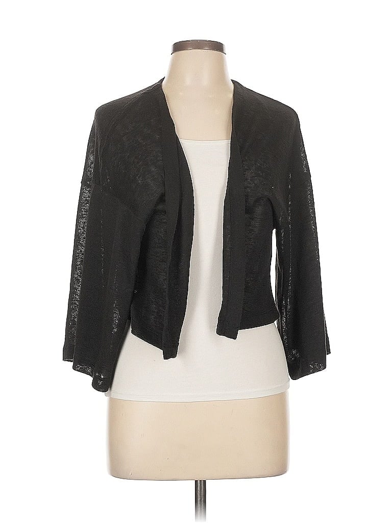 G by Giuliana Rancic 100% Polyester Black Cardigan Size L - photo 1