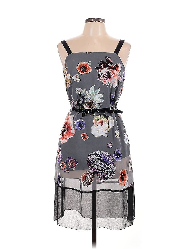 Pre-owned Simply Vera Vera Wang Cocktail Dress In Gray