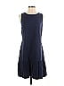Sail to Sable Solid Blue Casual Dress Size S - photo 1