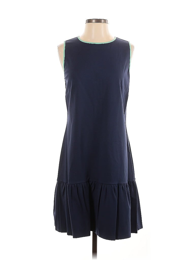 Sail to Sable Solid Blue Casual Dress Size S - photo 1