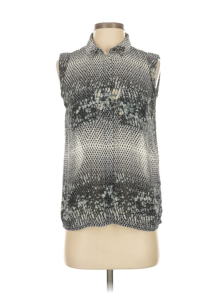 Pre-owned Silence And Noise Sleeveless Blouse In Silver