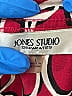 Jones Studio 100% Polyester Animal Print Pink Long Sleeve Blouse Size L - photo 3