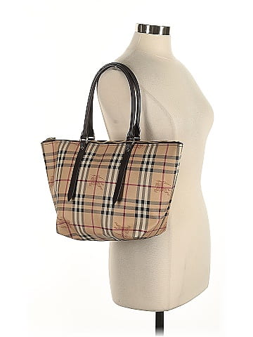 Burberry Coated Canvas Haymarket Salisbury Tote  (view 2)