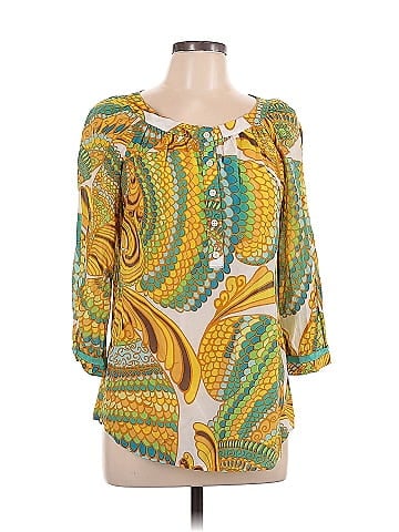 Banana Republic Trina Turk Collection 3/4 Sleeve Blouse (view 1)