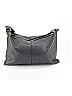 ALLSAINTS 100% Leather Solid Gray Black Leather Shoulder Bag One size - photo 1