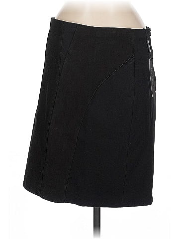 Elie Tahari Leather Skirt (view 2)