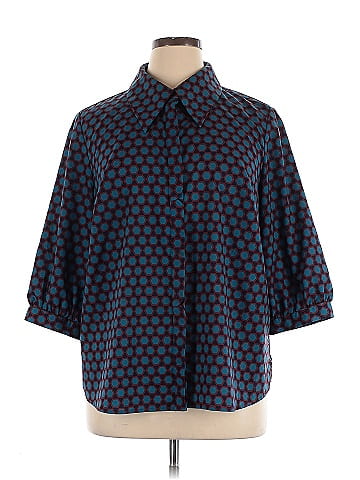 ELOQUII 3/4 Sleeve Blouse (view 1)