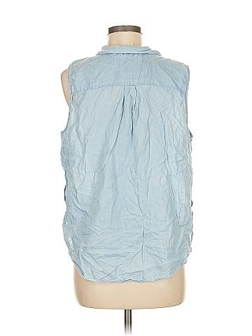 NYDJ Sleeveless Button-Down Shirt (view 2)