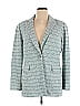 St. John Tweed Teal Blazer Size 16 - photo 1