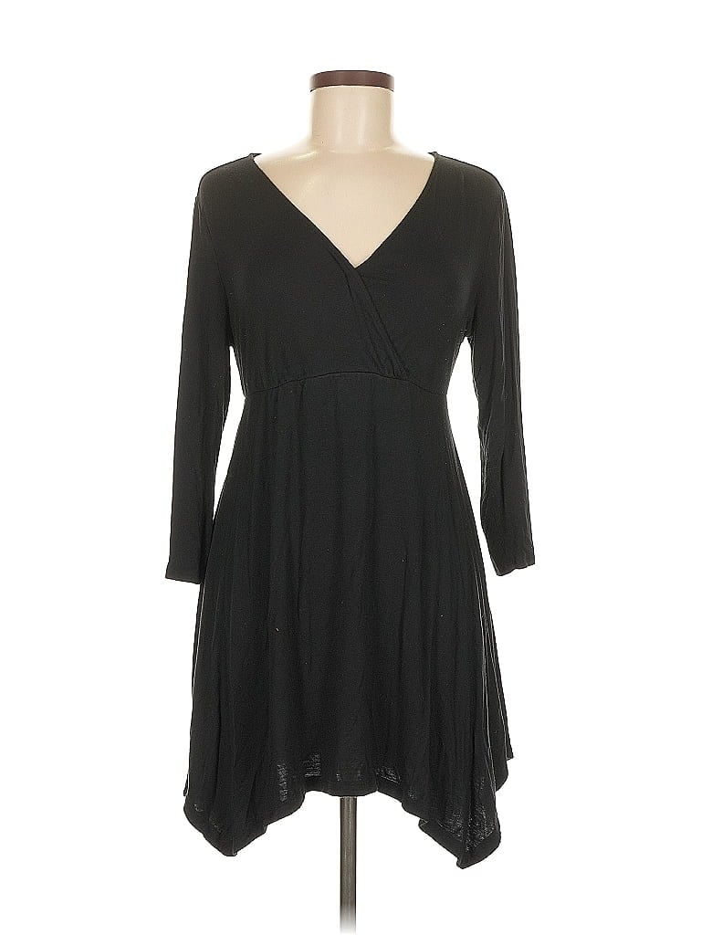 Soma Solid Black Casual Dress Size M - photo 1