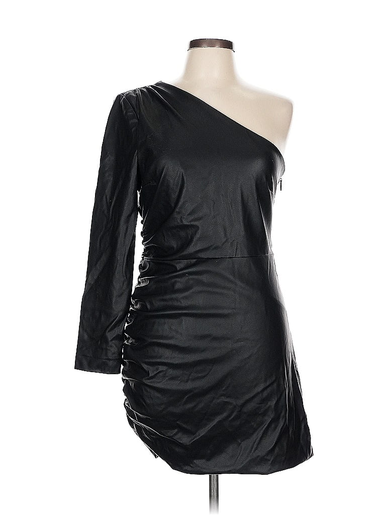 Likely 100% Polyurethane Black Cocktail Dress Size 10 - photo 1