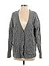 Pol 100% Polyester Gray Cardigan Size S - photo 1