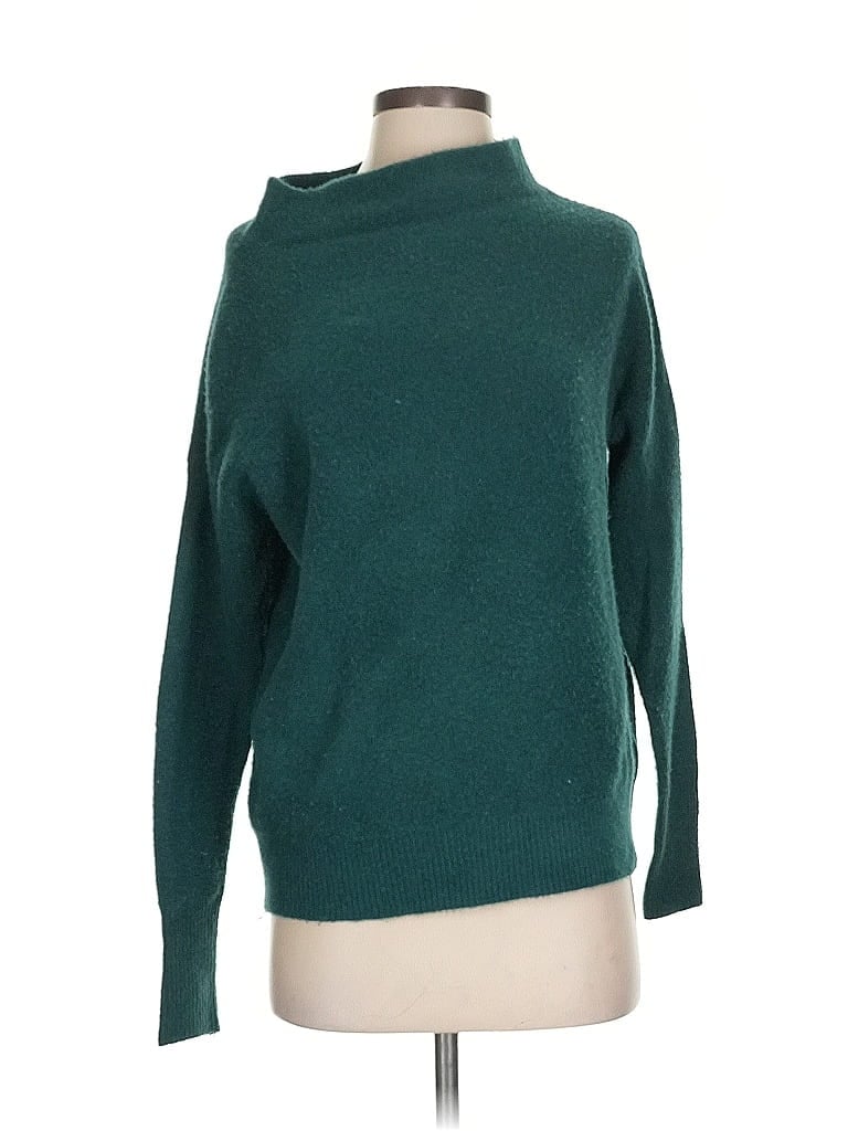 Pre-owned Ann Taylor Turtleneck Sweater In Green