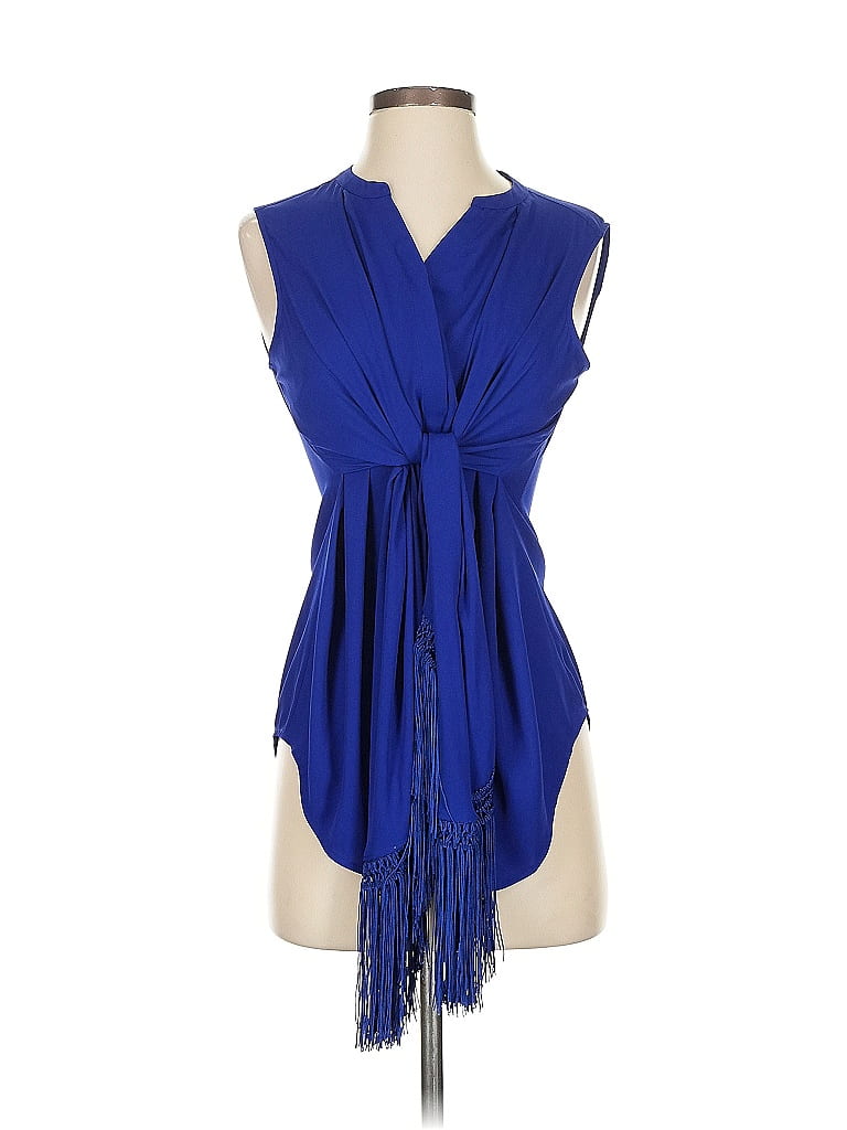 Chico's Blue Sleeveless Blouse Size S - photo 1