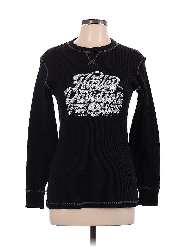 Harley Davidson Black Long Sleeve T-Shirt Size L - photo 1