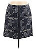 W by Worth Graphic Blue Casual Skirt Size 6 - photo 1