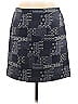 W by Worth Graphic Blue Casual Skirt Size 6 - photo 2