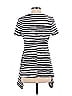 Chaus Stripes Silver Short Sleeve T-Shirt Size S - photo 2