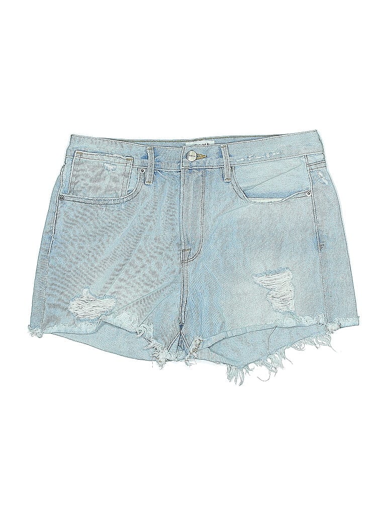 FRAME Denim 100% Cotton Blue Denim Shorts Size 29 waist - photo 1
