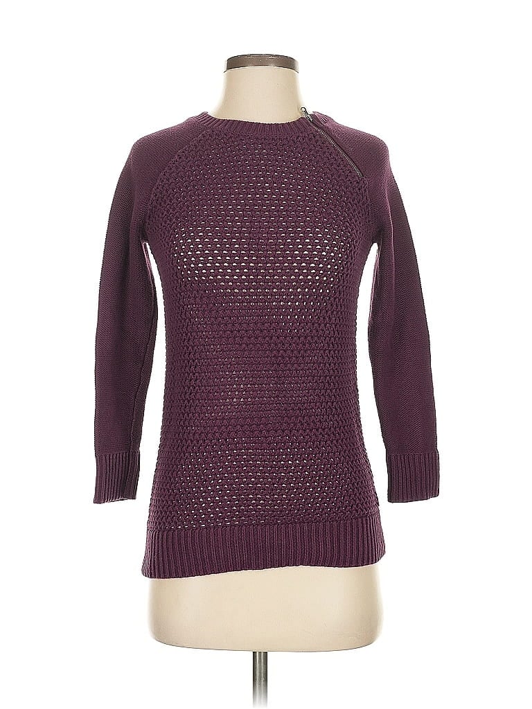 Pre-owned Ann Taylor Loft Outlet Pullover Sweater In Purple