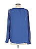 The Limited Blue Long Sleeve Blouse Size L - photo 2
