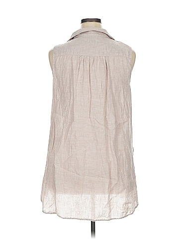 Sigrid Olsen Sleeveless Button-Down Shirt (view 2)