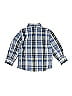 Nautica Plaid Blue Long Sleeve Button-Down Shirt 12-18 MO / 18 MO - photo 2