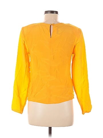 Laura & Jayne Long Sleeve Silk Top (view 2)