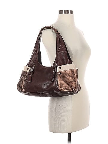 B Makowsky Leather Shoulder Bag (view 2)