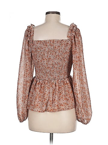 Peach Love Long Sleeve Blouse (view 2)