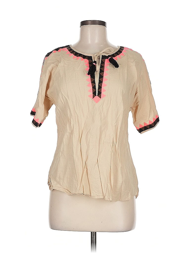 Ivy Lane Tie Neck Long Sleeve Semi-Sheer Blouse main image 0