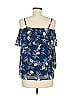 Fortune + Ivy 100% Polyester Blue Sleeveless Blouse Size M - photo 2