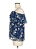 Fortune + Ivy 100% Polyester Blue Sleeveless Blouse Size M - photo 5