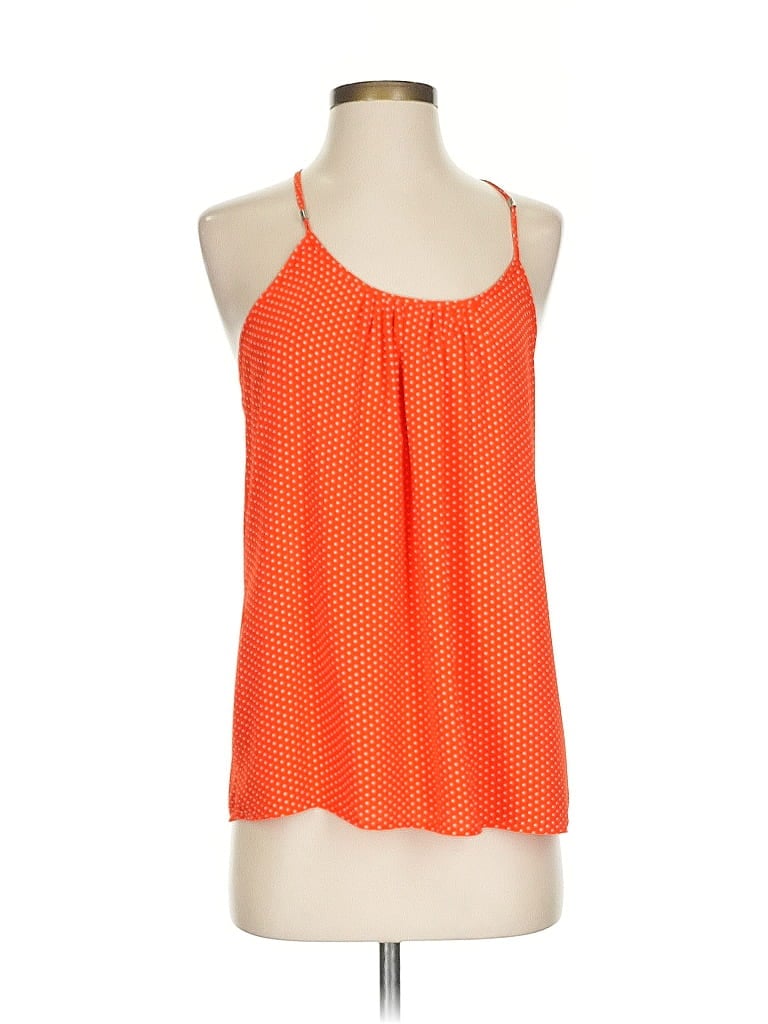 Pre-owned Soho Jeans New York & Company Sleeveless Blouse In Orange