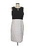 Le Suit Houndstooth Gray Black Casual Dress Size 8 - photo 1