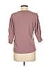 L.L.Bean 100% Organic Cotton Pink Brown 3/4 Sleeve T-Shirt Size M - photo 2