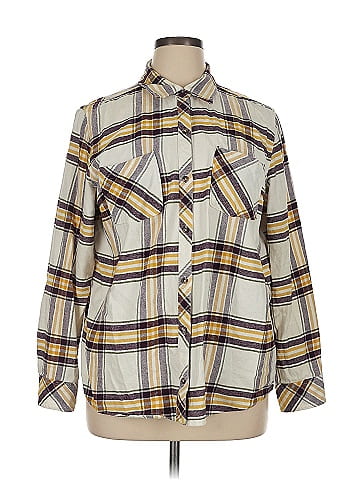 Natural Reflections Long Sleeve Button-Down Shirt (view 1)