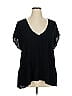 Xhilaration Black Short Sleeve Top Size XL - photo 1