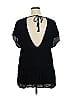 Xhilaration Black Short Sleeve Top Size XL - photo 2