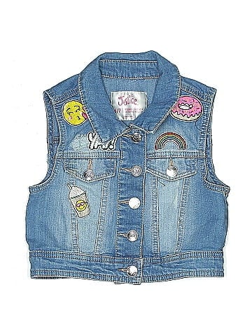 Justice Denim Vest (view 1)