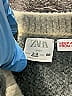 Zara Baby 100% Nylon Checkered-gingham Gray Cardigan Size 2 - photo 3