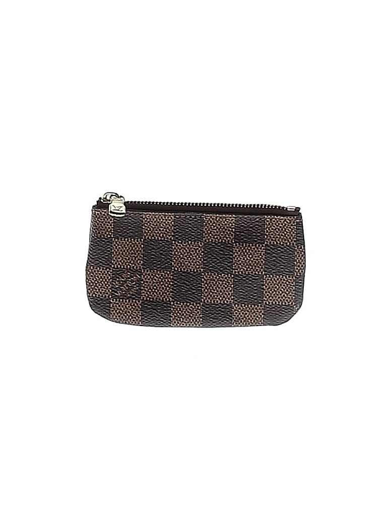 Louis Vuitton 100% Coated Canvas Brown Damier Coated Canvas Key Pouch One size - photo 1