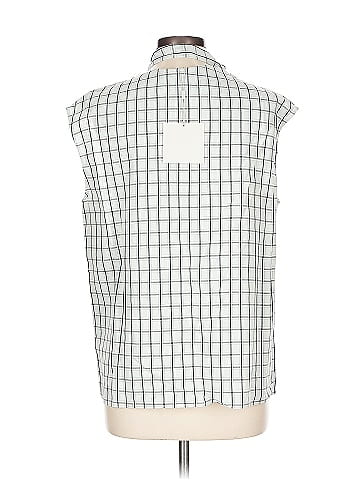 Tibi Sleeveless Button-Down Shirt (view 2)
