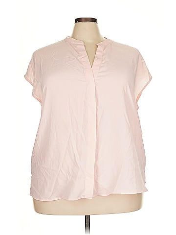 ELOQUII Short Sleeve Blouse (view 1)