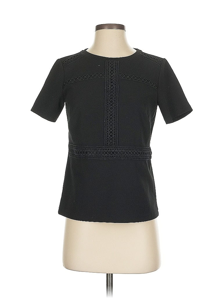Ann Taylor Black Short Sleeve Top Size XS - photo 1