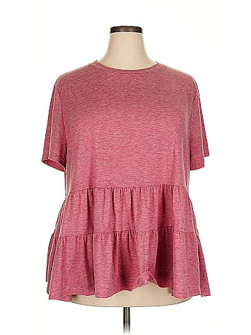 Shein Curve Short Sleeve T-Shirt (view 1)